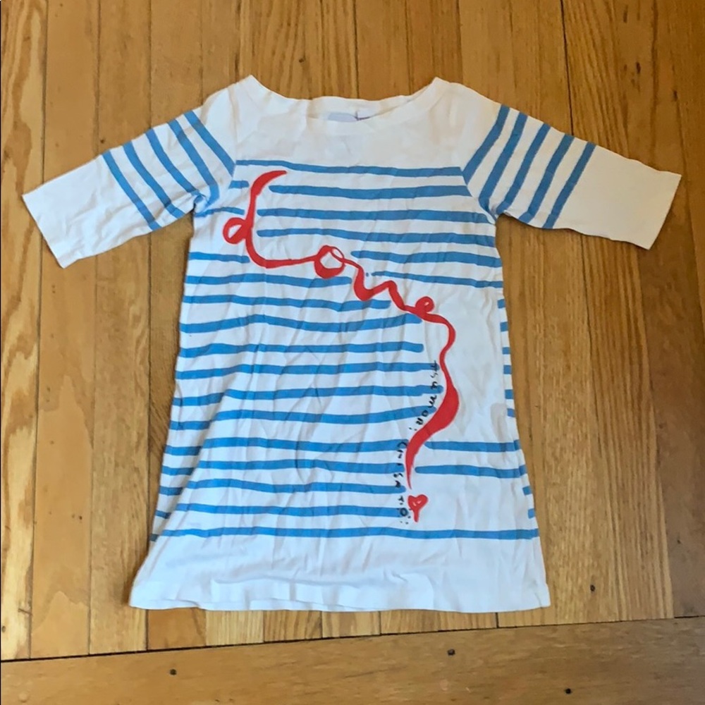 Girls Petit Bateau dress and leggings, sz 4! - Picture 2 of 7